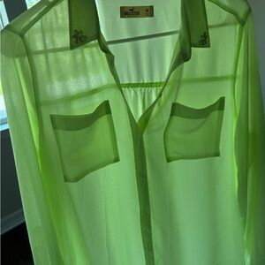 Hollister beautiful green shirt